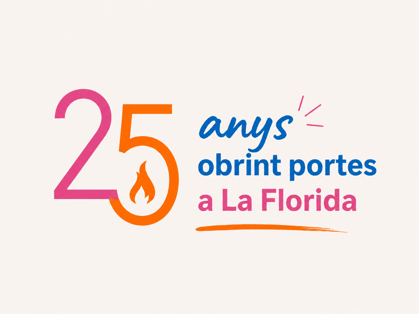 Logo 25 anys Cat La Llumeneta